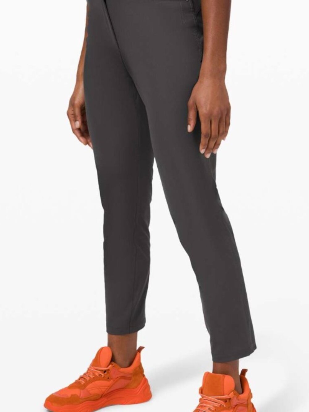 Lululemon City Sleek 5 Pocket 7/8 Pant Graphite Grey Size 14 EUC